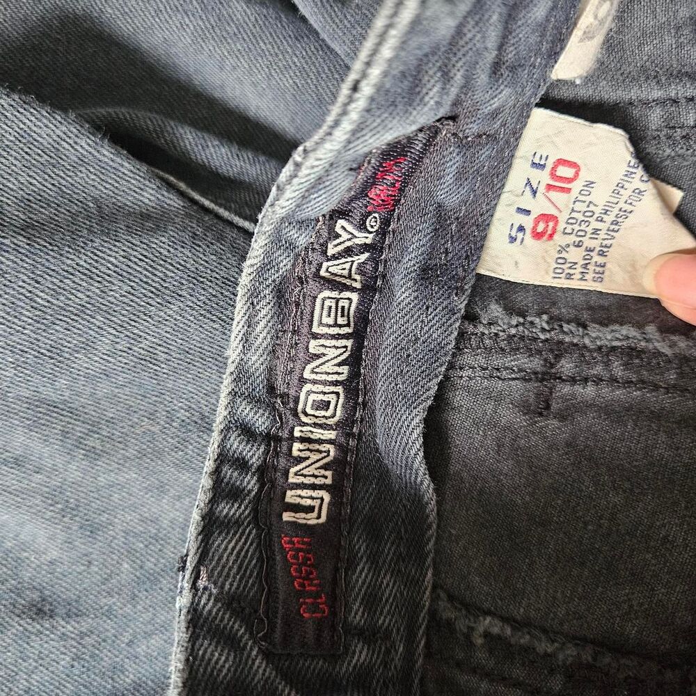 90s y2k grunge granola black denim shorts - Picture 3 of 3
